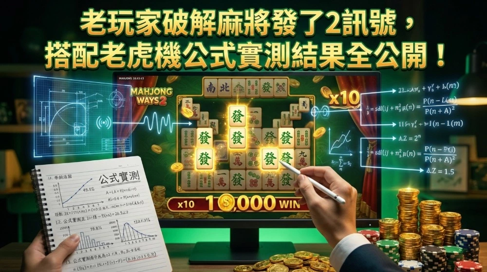 老玩家破解麻將發了2訊號，搭配老虎機公式實測結果全公開！